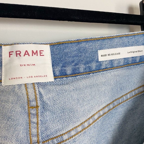 Frame Rigid Re-release Le Original Shorts Stockley Wash - Picture 8 of 13